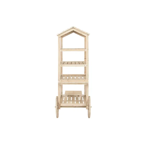 Garden Cart Home ESPRIT Natural Fir wood MDF Wood 115 X 68 X 168 CM