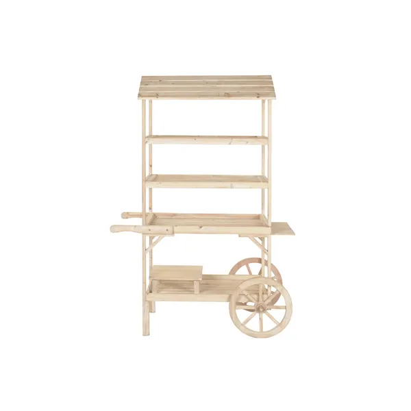 Garden Cart Home ESPRIT Natural Fir wood MDF Wood 115 X 68 X 168 CM
