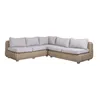 Garden sofa Home ESPRIT Brown Grey 243 X 259 X 69 CM
