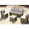 Garden sofa Home ESPRIT Brown Light brown 215 X 90 X 75 CM