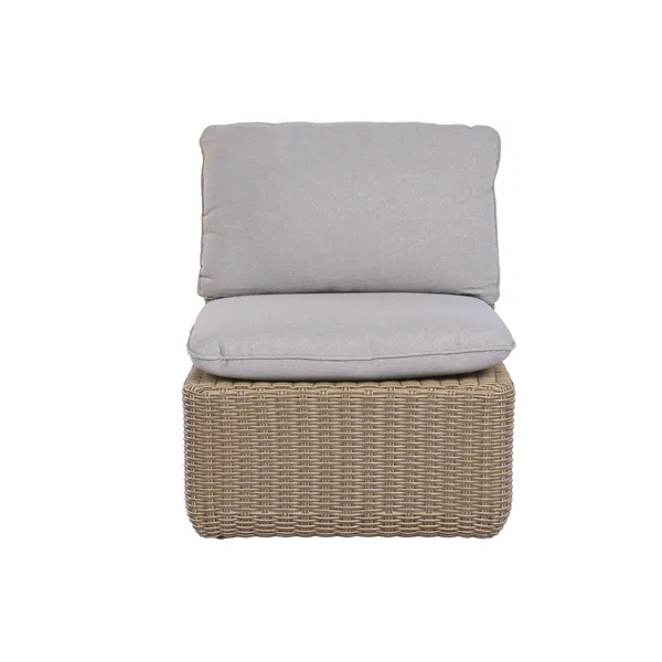 Garden sofa Home ESPRIT Brown Light brown 215 X 90 X 75 CM