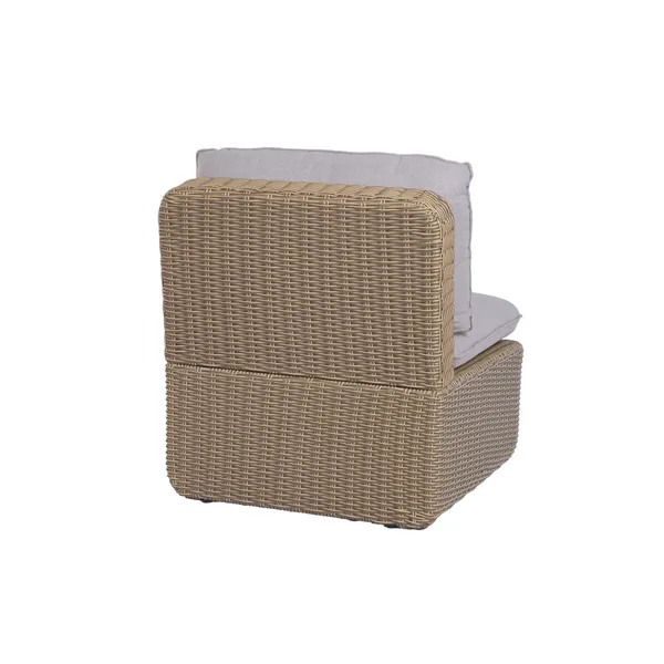 Garden sofa Home ESPRIT Brown Light brown 215 X 90 X 75 CM