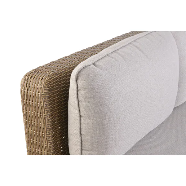 Garden sofa Home ESPRIT Brown Light brown 215 X 90 X 75 CM