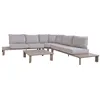 Garden sofa Home ESPRIT Brown 290 X 290 X 68 CM