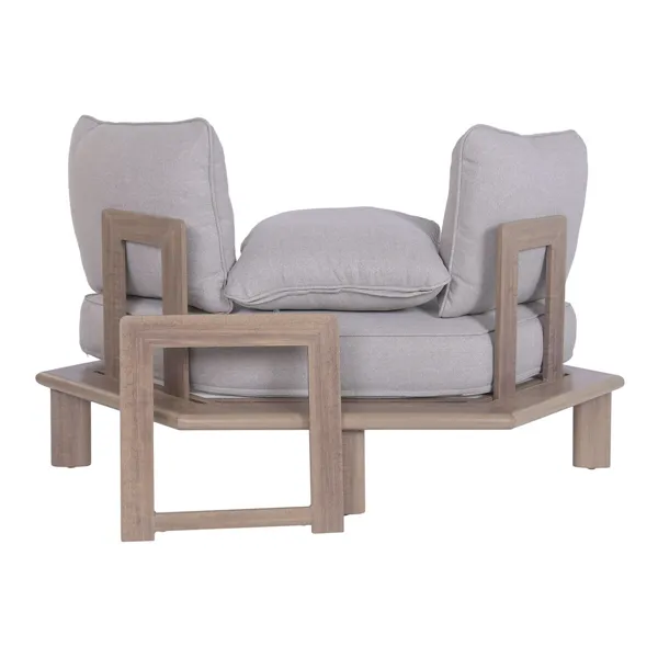Garden sofa Home ESPRIT Brown 290 X 290 X 68 CM