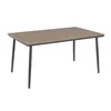 Table set with 6 chairs Home ESPRIT Brown Dark grey 150 X 90 X 73 CM