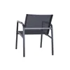 Garden sofa Home ESPRIT Black Dark grey 119 X 70 X 64 CM