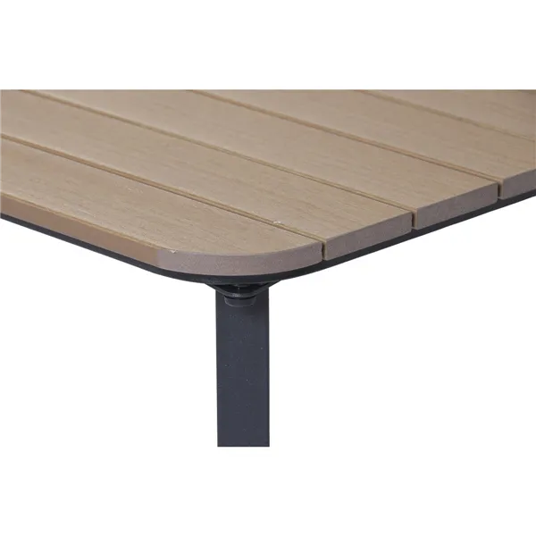 Garden sofa Home ESPRIT Black Dark grey 119 X 70 X 64 CM