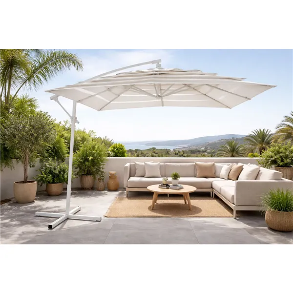 Umbrella Home ESPRIT White 250 X 250 X 250 CM