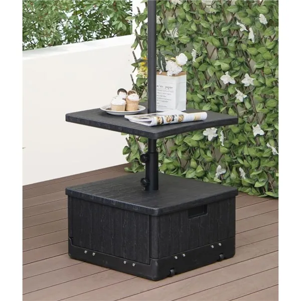 Base for beach umbrella Home ESPRIT Black 53 X 53 X 30 CM