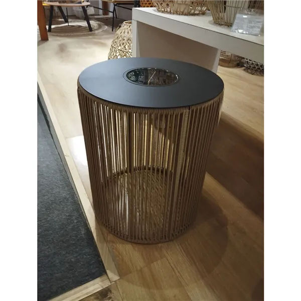 Side table Home ESPRIT Brown Black 40 x 40 x 50 cm