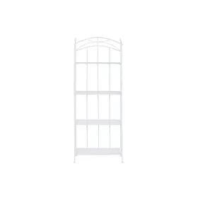 Shelves Home ESPRIT White Iron 4 Shelves 58 X 28 X 160 CM