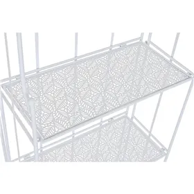Shelves Home ESPRIT White Iron 4 Shelves 58 X 28 X 160 CM