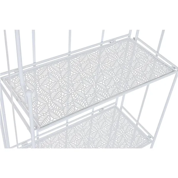 Shelves Home ESPRIT White Iron 4 Shelves 58 X 28 X 160 CM