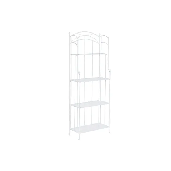 Shelves Home ESPRIT White Iron 4 Shelves 58 X 28 X 160 CM