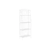 Shelves Home ESPRIT White Iron 4 Shelves 58 X 28 X 160 CM
