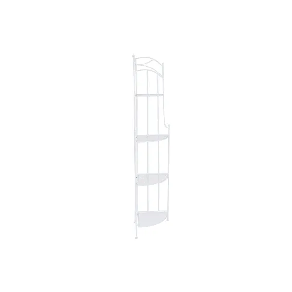 Shelves Home ESPRIT White Iron 4 Shelves 32 x 32 x 160 cm