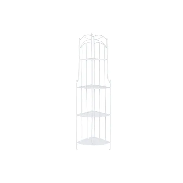 Shelves Home ESPRIT White Iron 4 Shelves 32 x 32 x 160 cm