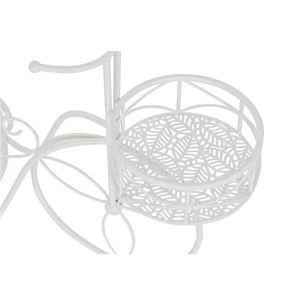 Planter Home ESPRIT White Iron 60 X 26 X 40 CM