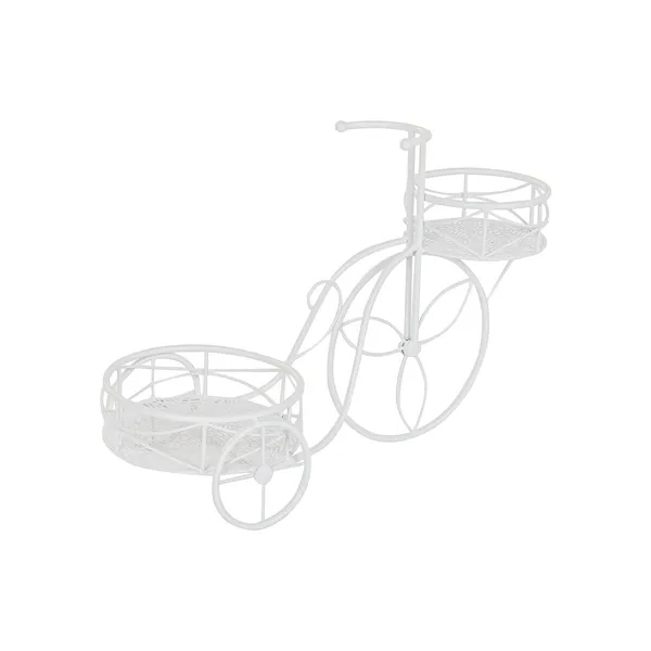 Planter Home ESPRIT White Iron 60 X 26 X 40 CM