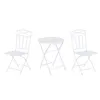 Table set with 2 chairs Home ESPRIT White 60 x 60 x 70 cm
