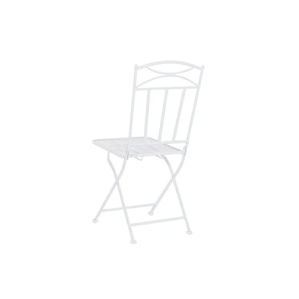 Table set with 2 chairs Home ESPRIT White 60 x 60 x 70 cm