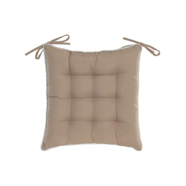 Cushion Home ESPRIT White Beige 40 x 40 x 5 cm