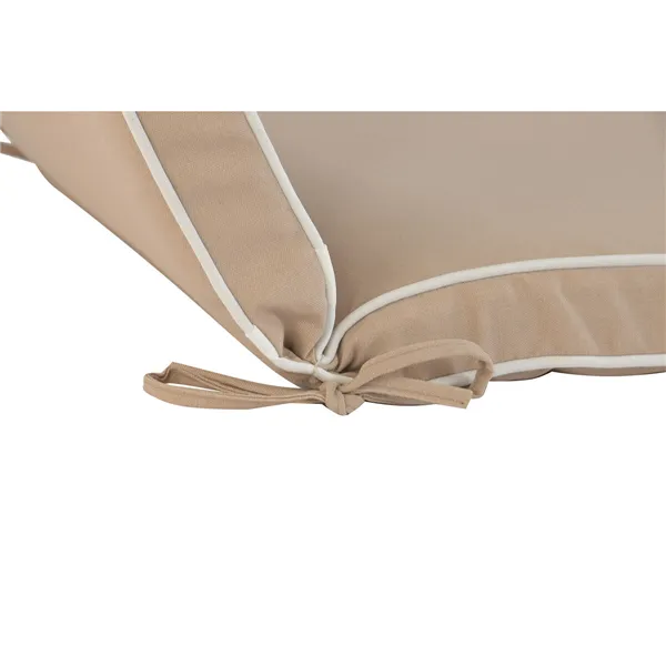 Cushion for lounger Home ESPRIT White Beige Garden 190 x 60 x 5 cm