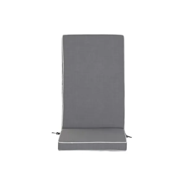 Cushion for lounger Home ESPRIT White Light grey Garden 115 X 42 X 5 CM