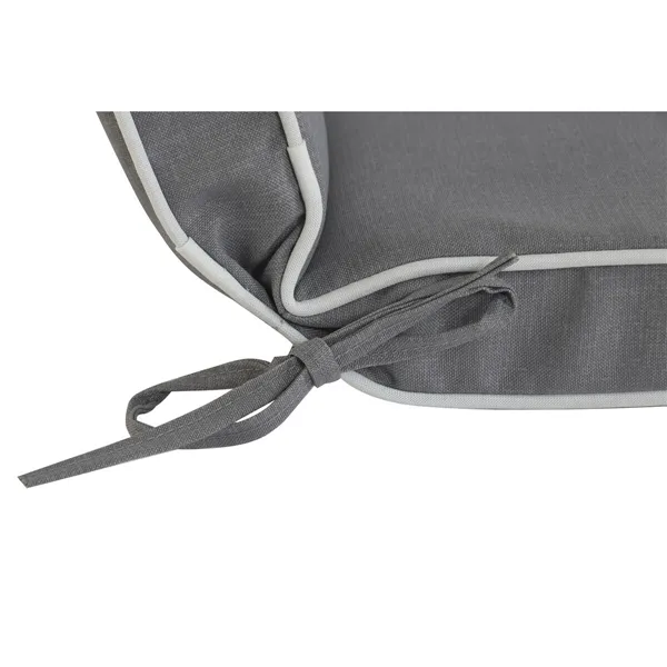 Cushion for lounger Home ESPRIT White Light grey Garden 115 X 42 X 5 CM