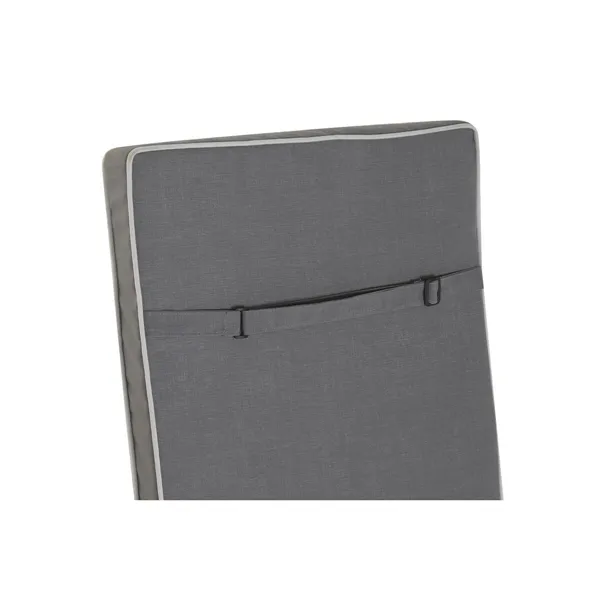 Cushion for lounger Home ESPRIT White Light grey Garden 115 X 42 X 5 CM