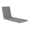Cushion for lounger Home ESPRIT White Light grey Garden 190 x 60 x 5 cm