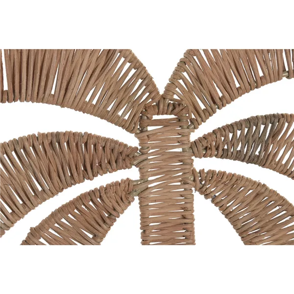 Wall Decoration Home ESPRIT Natural Mediterranean Palm tree (2 Units)