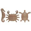 Wall Decoration Home ESPRIT Natural Tortoise Mediterranean (3 Units)