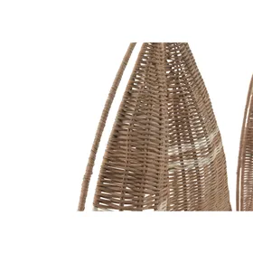 Wall Decoration Home ESPRIT White Natural Ship Mediterranean (2 Units)