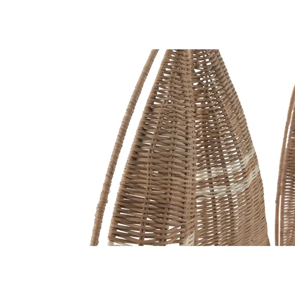 Wall Decoration Home ESPRIT White Natural Ship Mediterranean (2 Units)