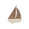 Wall Decoration Home ESPRIT White Natural Ship Mediterranean (2 Units)