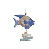 Hanging decoration Home ESPRIT Blue White Sky blue Navy Blue Mediterranean (3 Units)