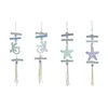 Hanging decoration Home ESPRIT Blue White Mediterranean (4 Units)