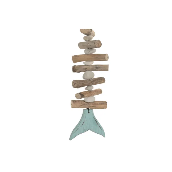 Hanging decoration Home ESPRIT Blue White Navy Blue Mediterranean (3 Units)