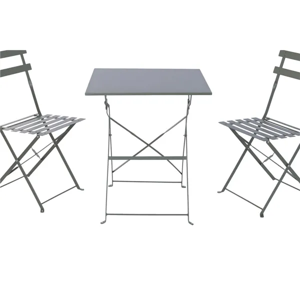 Table set with 2 chairs Home ESPRIT Green 60 x 60 x 71 cm