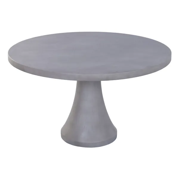 Dining Table Home ESPRIT Grey Cement 130 x 130 x 75 cm