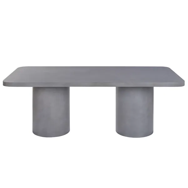 Dining Table Home ESPRIT Grey Cement 200 x 100 x 74 cm