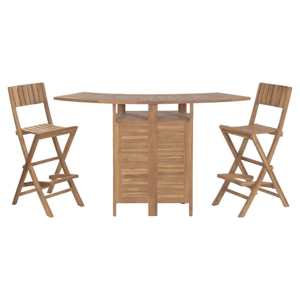Table set with 2 chairs Home ESPRIT 95 X 70 X 108 CM