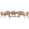 Table set with chairs Home ESPRIT 210 X 100 X 76 CM