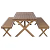 Dining Table Home ESPRIT Brown Teak 200 x 100 x 78 cm