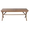 Dining Table Home ESPRIT Brown Teak 200 x 100 x 78 cm
