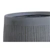 Set of Planters Home ESPRIT Dark grey Fibre Magnesium 50 x 50 x 54 cm (4 Units)