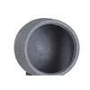 Set of Planters Home ESPRIT Dark grey Fibre Magnesium 50 x 50 x 54 cm (4 Units)