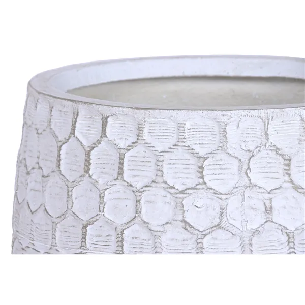 Set of Planters Home ESPRIT Grey Fibre Magnesium 50 x 50 x 54 cm (4 Units)